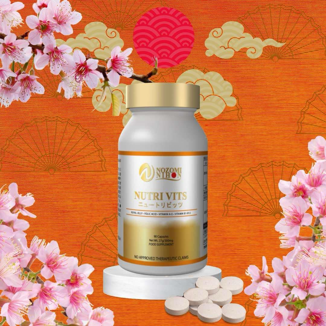 【NOZOMI NIHON】日本製 Made in Japan - NUTRI VITS - Vitality and Radiance for Your Daily Life - 120 tablets
