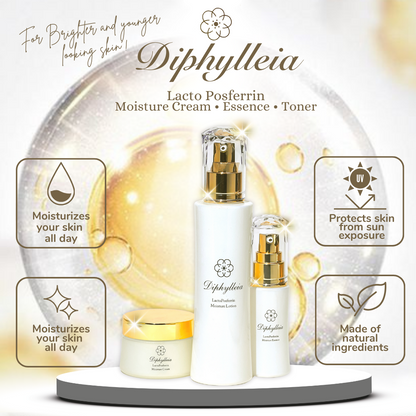 [Diphylleia] 日本製 Made in Japan/ Skincare cosmetic Set *Lactoferrin & Pos-ca