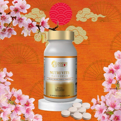 【NOZOMI NIHON】日本製 Made in Japan  - NUTRI VITS - Vitality and Radiance for Your Daily Life - 120 tablets