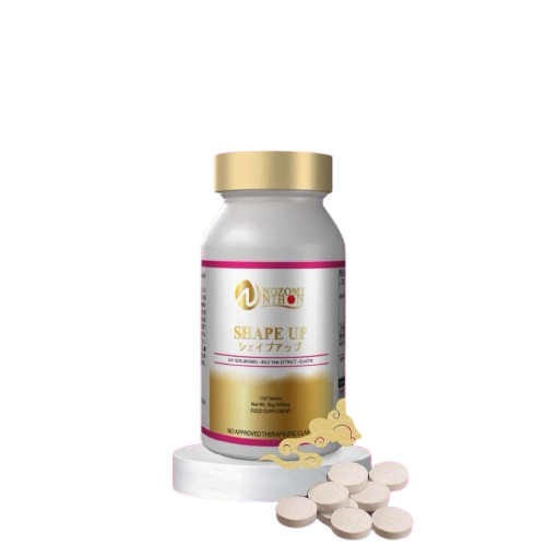 【NOZOMI NIHON】日本製 Made in Japan - SHAPE UP - 120 tablets | Supplements SOY ISOFLAVONES, WILD YAM EXTRACT, ELASTIN　
