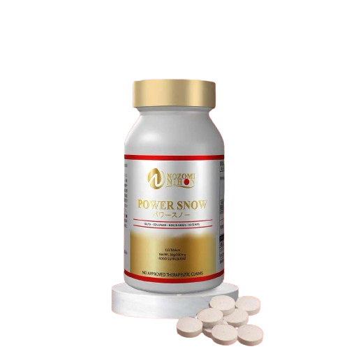 【NOZOMI NIHON】日本製 Made in Japan  -POWER SNOW GLUTA- 120 tablets | Supplements GLUTA・COLLAGEN・NIACINAMIDE・ROSEHIPS　